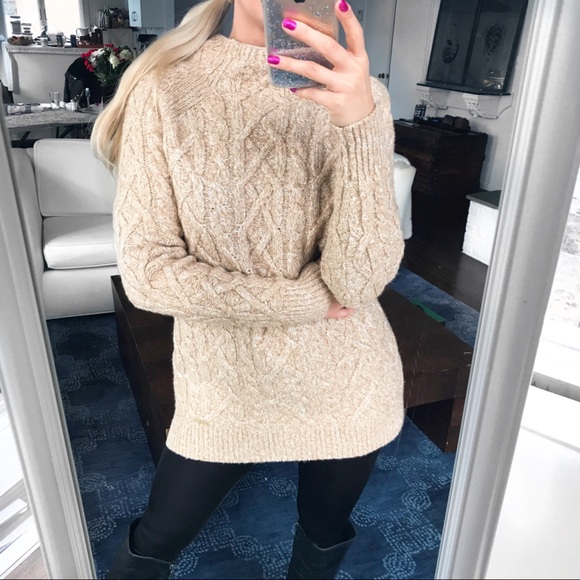 🆕 MICHAEL KORS BASICS DARK CARMEL KNIT SWEATER ! - Picture 2 of 10